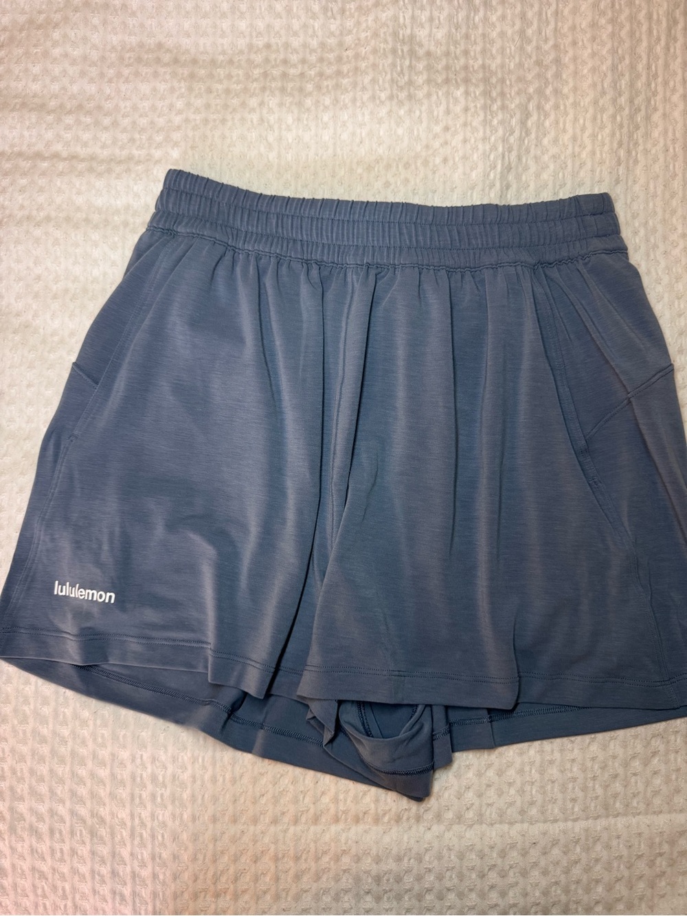 lululemon Jersey Training Super-High-Rise Lined Short 2" Shorts Blue XS